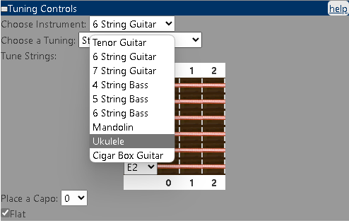 tuning controls